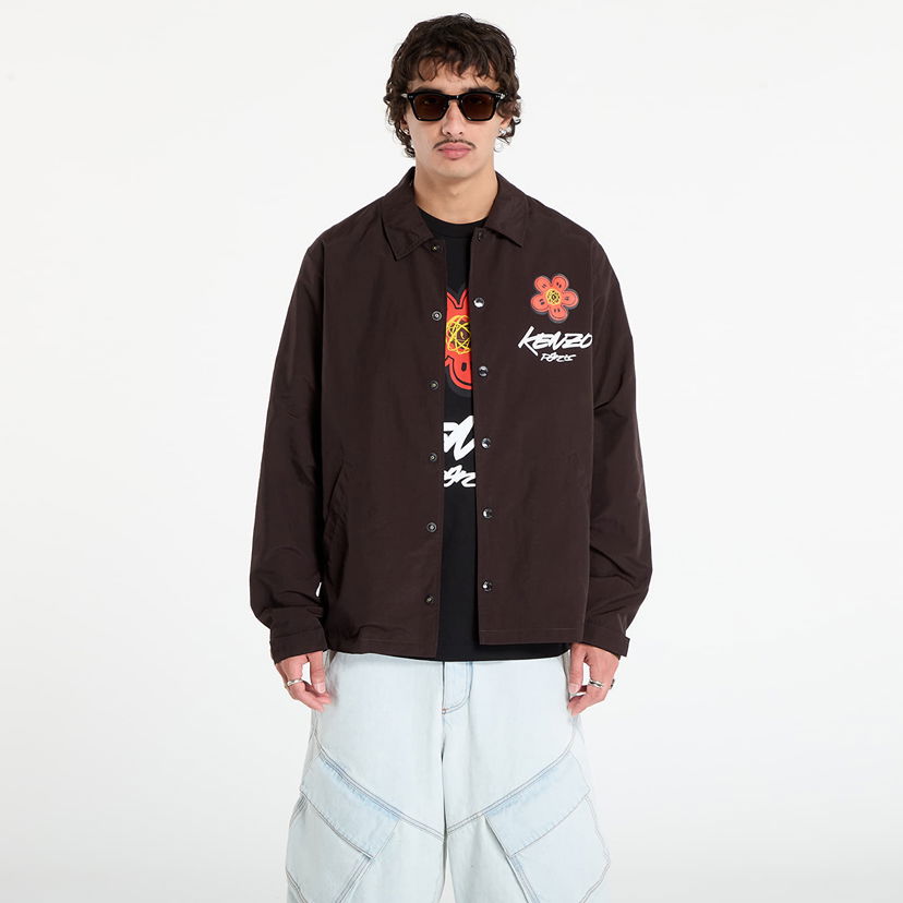 Jakna KENZO KENZO x FUTURA 2000 Light Coach Jacket Rjava | FF65BL0619NT.91