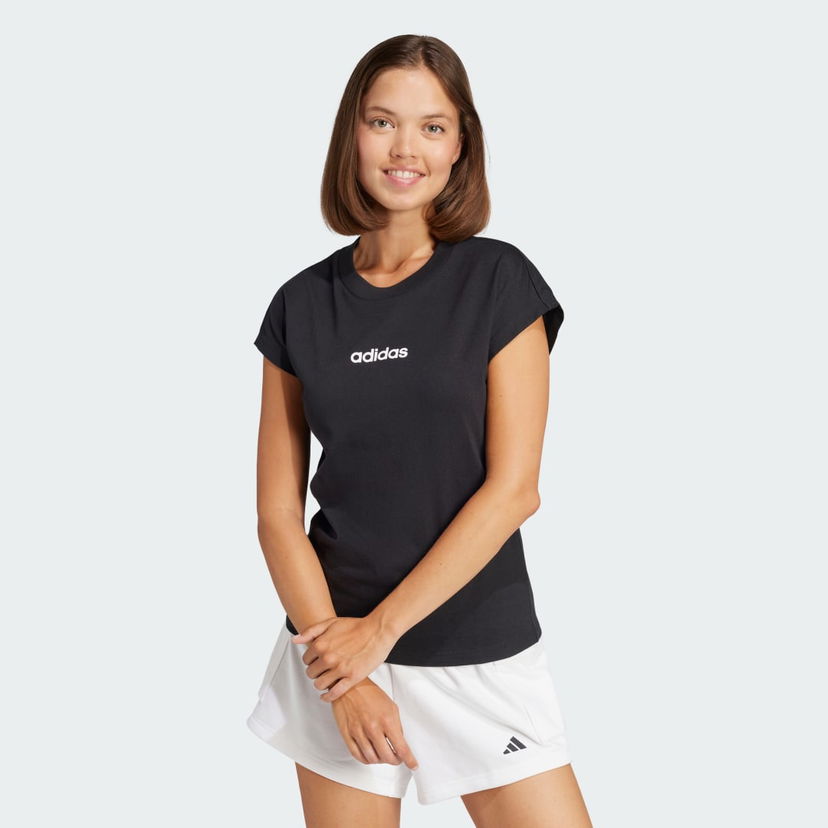 Majica adidas Performance Cotton T-Shirt Essentials Črna | JC8238