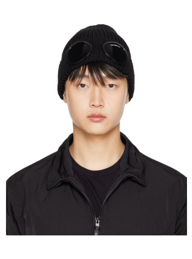 Beanie C.P. Company Merino Wool Goggle Beanie Črna | 13CMAC122A-005509A