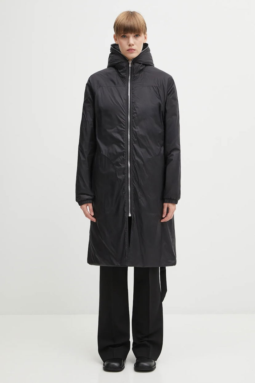 Vetrovka Rick Owens Rick Owens DRKSHDW Long Hooded Sealed Windbreaker Črna | DS02E7923.NP