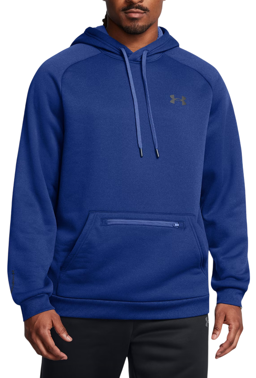 Pulover Under Armour Armour Fleece Hoodie Modra | 1389342-432