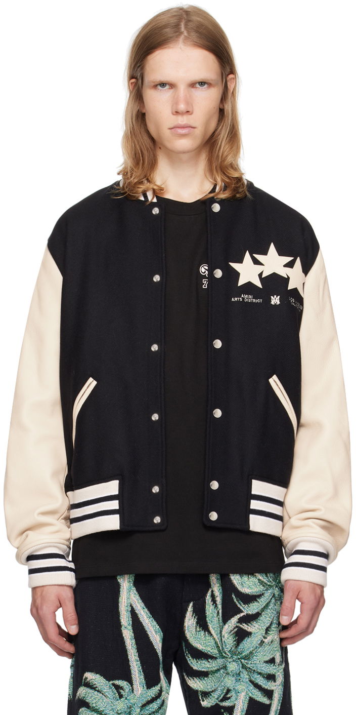 Bomber jakna AMIRI Stars Bomber Jacket Črna | AMOUBB1004, 0