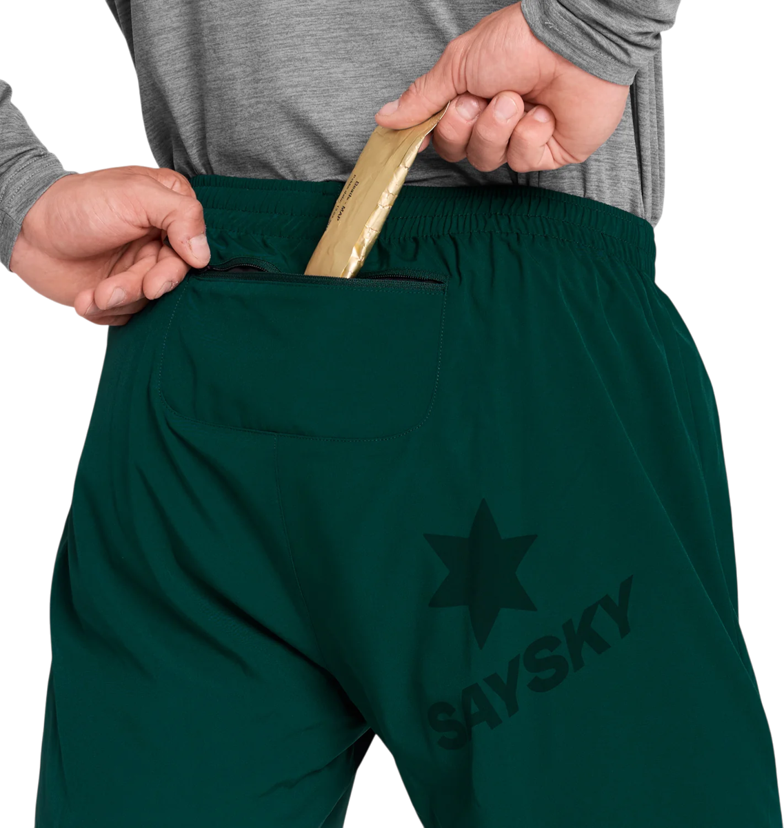 Kratke hlače Saysky Saysky Pace 5" Running Shorts Zelena | omrsh21c317-omrsh21c317, 1