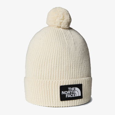 Beanie The North Face The North Face Logo Box Pom Beanie Bela | NF0A8CHFQLI1, 1