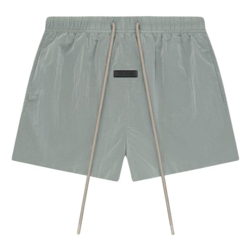 Kratke hlače Fear of God Essentials Crinkle Nylon Running Shorts Zelena | 160SP244135F