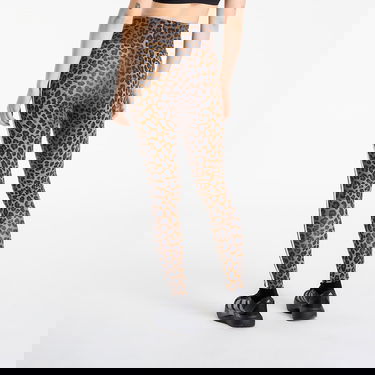 Pajkice adidas Performance 3-Stripes Leopard Print Leggings Rjava | JW7308, 2