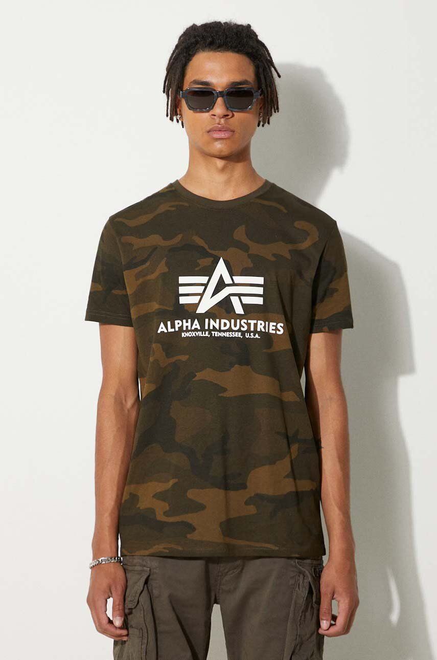 Majica Alpha Industries Basic T-Shirt Zelena | 100501C.239, 0