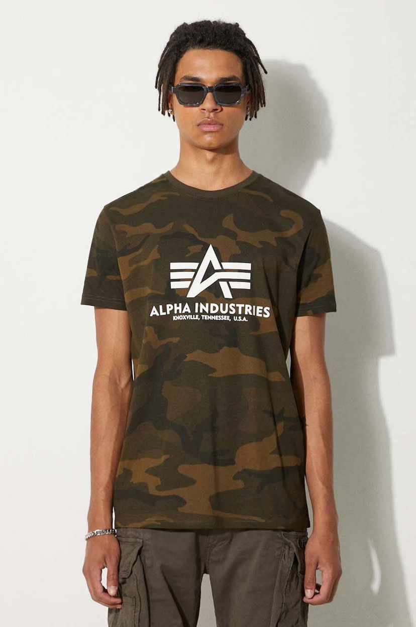 Majica Alpha Industries Basic T-Shirt Zelena | 100501C.239