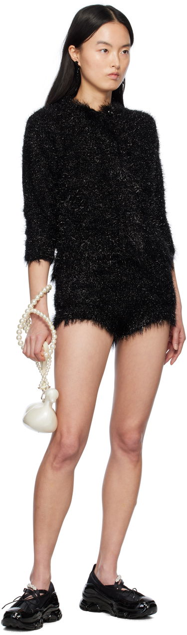 Kombinezon Simone Rocha Simone Rocha Tinsel Knit Cardigan Črna | PRMK2 0664, 3