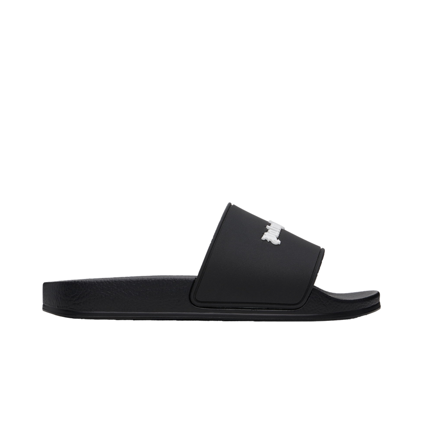 Superge in čevlji Palm Angels Classic Logo Pool Slides Črna | PMIC010C99MAT0011001