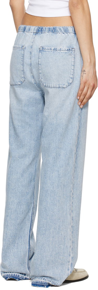 Kavbojke rag & bone rag & bone Logan Ultra Featherweight Wide-Leg Jeans Modra | WDD25S7009UFKI, 2