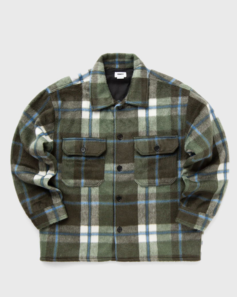 Jakna OBEY Stanton Shirt Jacket Zelena | 121160062-RSI