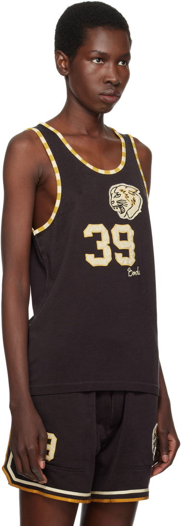 Majica brez rokavov Bode Bode Bobcat Singlet Tank Top Črna | MRS25CS037, 1