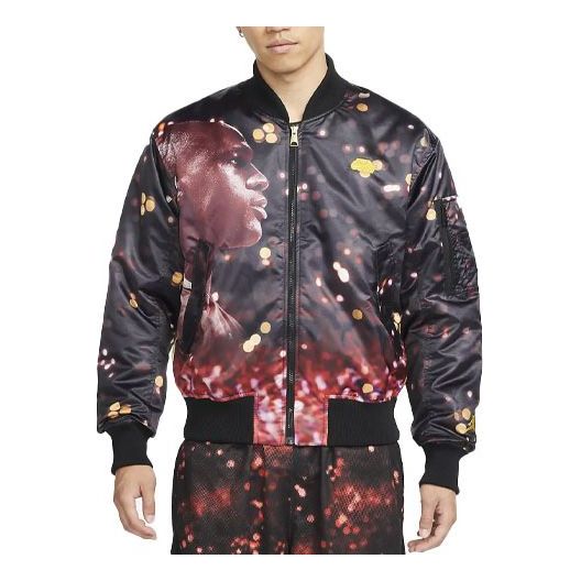 Bomber jakna Jordan Air Jordan Loose Fit Printed Bomber Jacket Večbarvna | DC9655-010