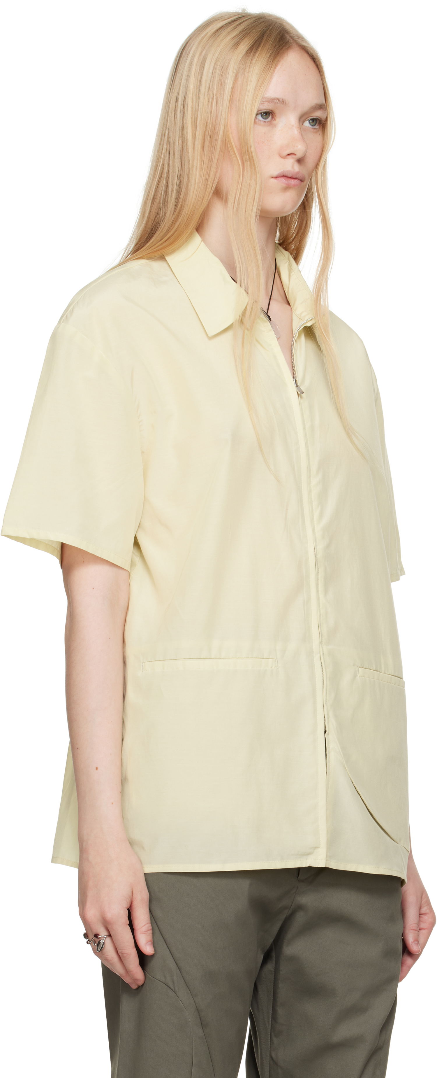 Srajce Post Archive Faction (PAF) Post Archive Faction (PAF) 8.0 Right Half Zip Shirt Rumena | 8.0 THSR-Y, 1
