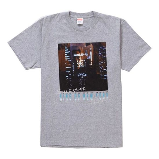 Majica Supreme Christopher Walken King Of New York T-Shirt Siva | SUP-SS19-236
