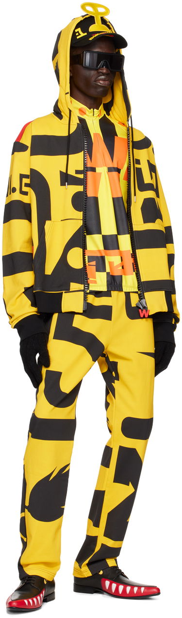 Dres Walter Van Beirendonck Walter Van Beirendonck Cosmic Dancer Bike Long Sleeve T-Shirt Rumena | 7001, 3