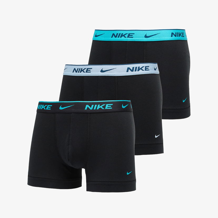 Boksarice Nike Dri-FIT Everyday Cotton Stretch Trunks 3-Pack Večbarvna | 0000KE1008-EXS