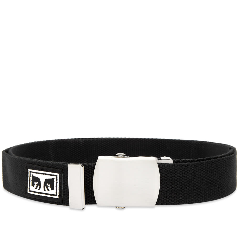 Pasovi OBEY Big Boy Web Belt Črna | 100050026-BLK, 0