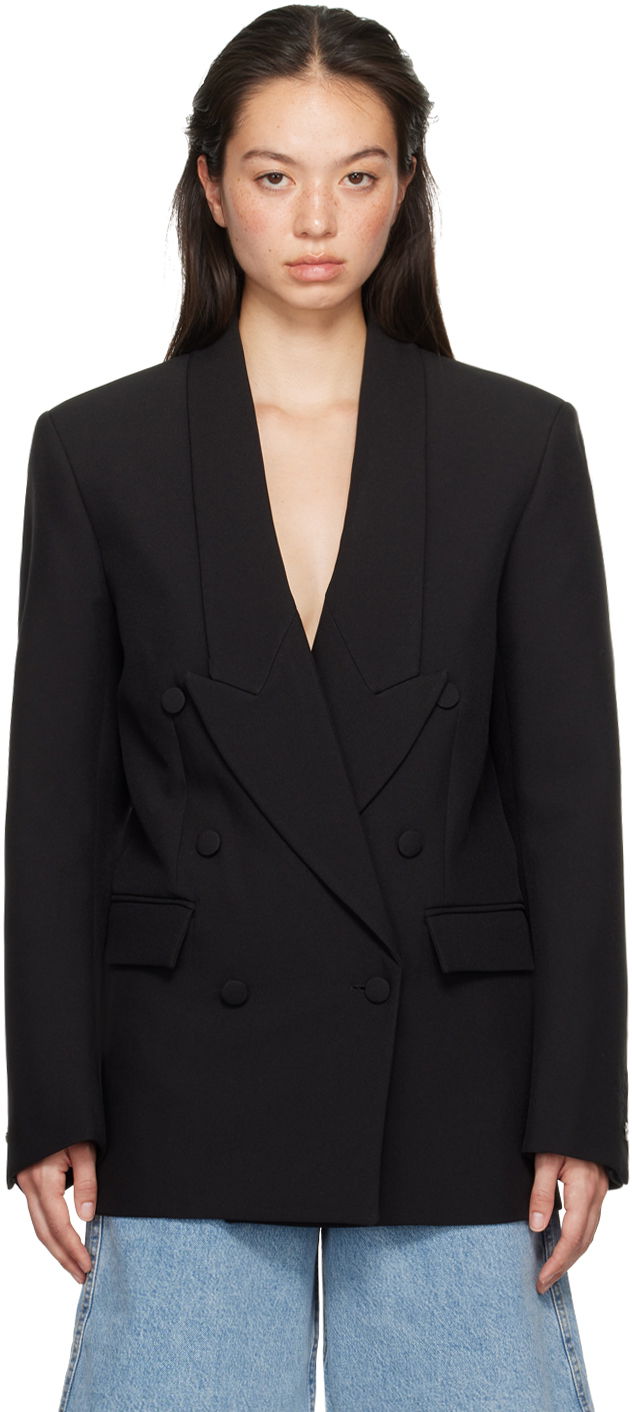 Jakna Coperni Double-Breasted Tailored Blazer Črna | COPV58BISF3004, 0
