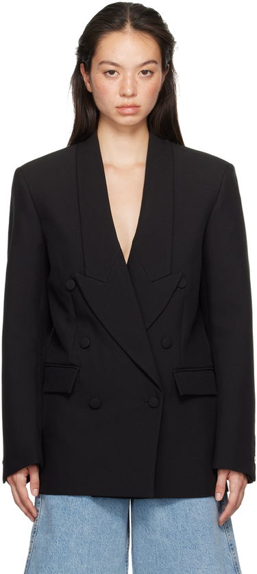Jakna Coperni Double-Breasted Tailored Blazer Črna | COPV58BISF3004, 0
