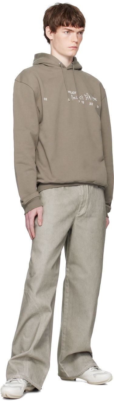 Pulover HELIOT EMIL Heliot Emil Fulgens Hoodie Siva | PREAW25_M_08_081_DST19, 3