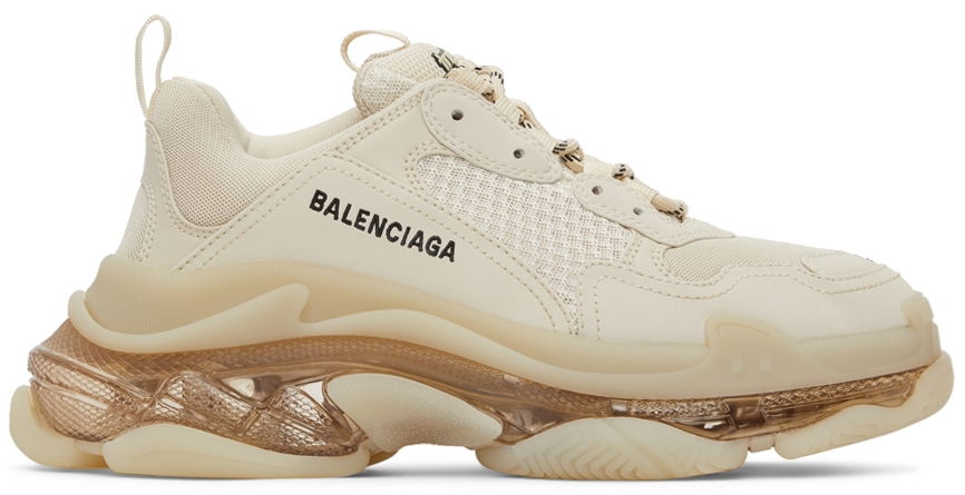 Superge in čevlji Balenciaga Triple S Bež | 541624-W2FB1-9005, 0