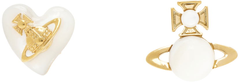 Uhani Vivienne Westwood Gold-tone & Faux Pearl Earrings Kovinski | 62010343-02R273-IM