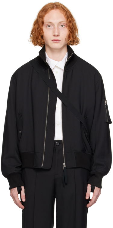 Bomber jakna Helmut Lang Seatbelt Bomber Jacket Črna | O02HM102, 0