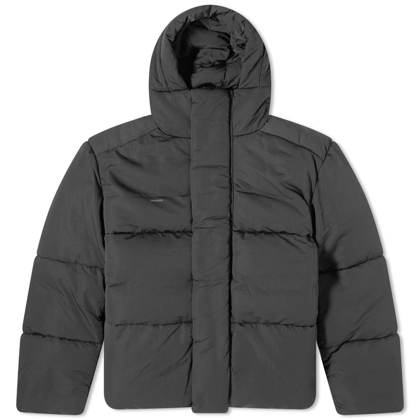 Puhovka PANGAIA Pangaia FLWRDWN Recycled Nylon Short Puffer Jacket Črna | 100011679868