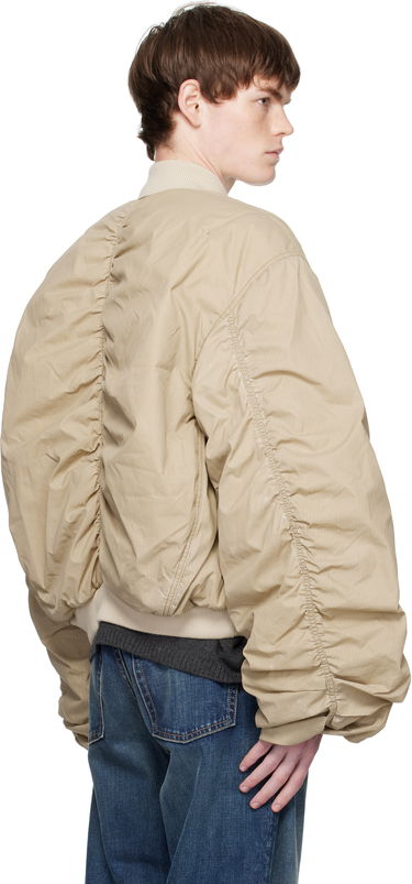 Bomber jakna We11done We11done Washed Nylon Bomber Jacket Bež | WD-JP2-25-059-U-BG, 2