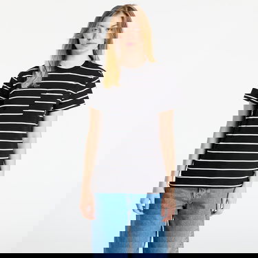 Majica Horsefeathers T-Shirt Pyper Top Striped Črna | SW957C, 0