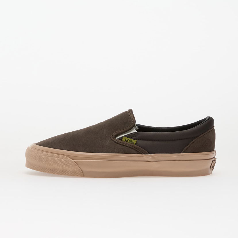 Superge in čevlji Vans Classic Slip-On Suede Clean Rjava | VN000D9WEMP1