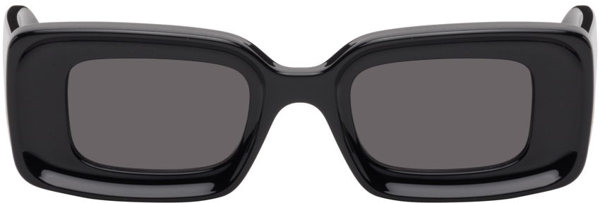 Sončna očala Loewe Black Rectangular Sunglasses Črna | LW40101IW4601A 192337118555, 0
