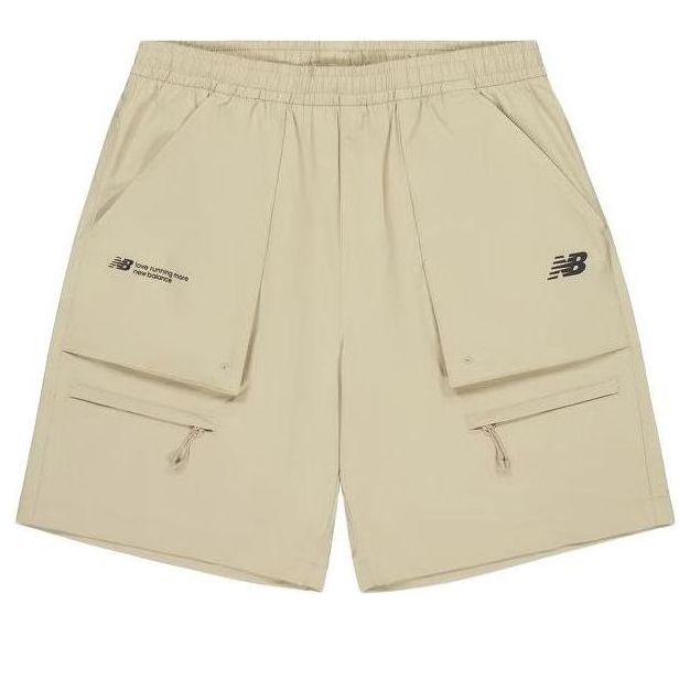 Kratke hlače New Balance Woven Cargo Shorts Bež | NVE24141-BWN