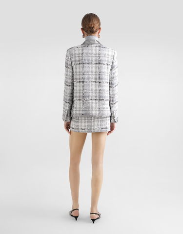 Pleteni pulover Dolce & Gabbana Sequin Embroidered Turtleneck Sweater Siva | FXW40ZJAIQ9N0040, 2