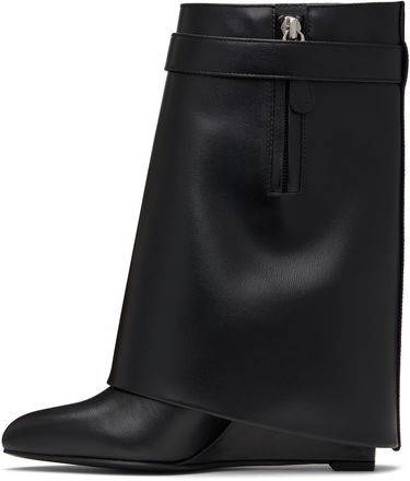 Superge in čevlji Givenchy Givenchy Shark Lock Wedge Ankle Boots Črna | BE602RE147001, 2