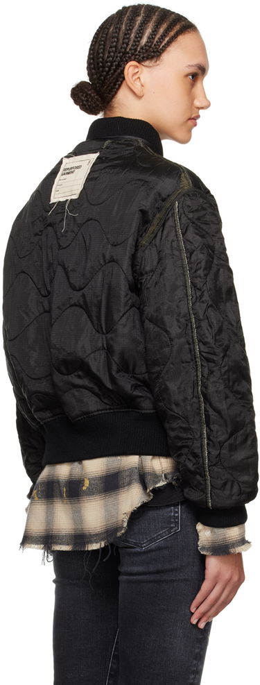 Bomber jakna R13 R13 Quilted Bomber Jacket Črna | R13WR145-BREF, 2