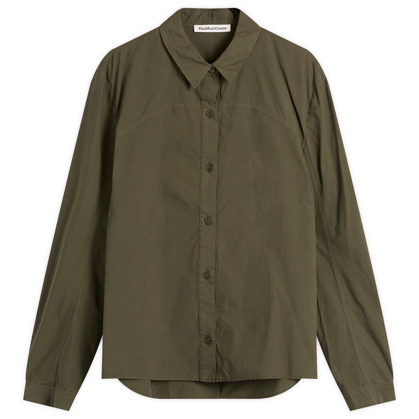 Srajce YMC Kengo Shirt, Size X-Small Zelena | Q2ZAB-30