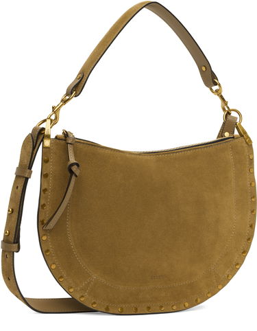 Torba za čez ramo ISABEL MARANT Isabel Marant Oskan Soft Zipped Suede Shoulder Bag Zelena | BF0066FA-B2C03M, 1