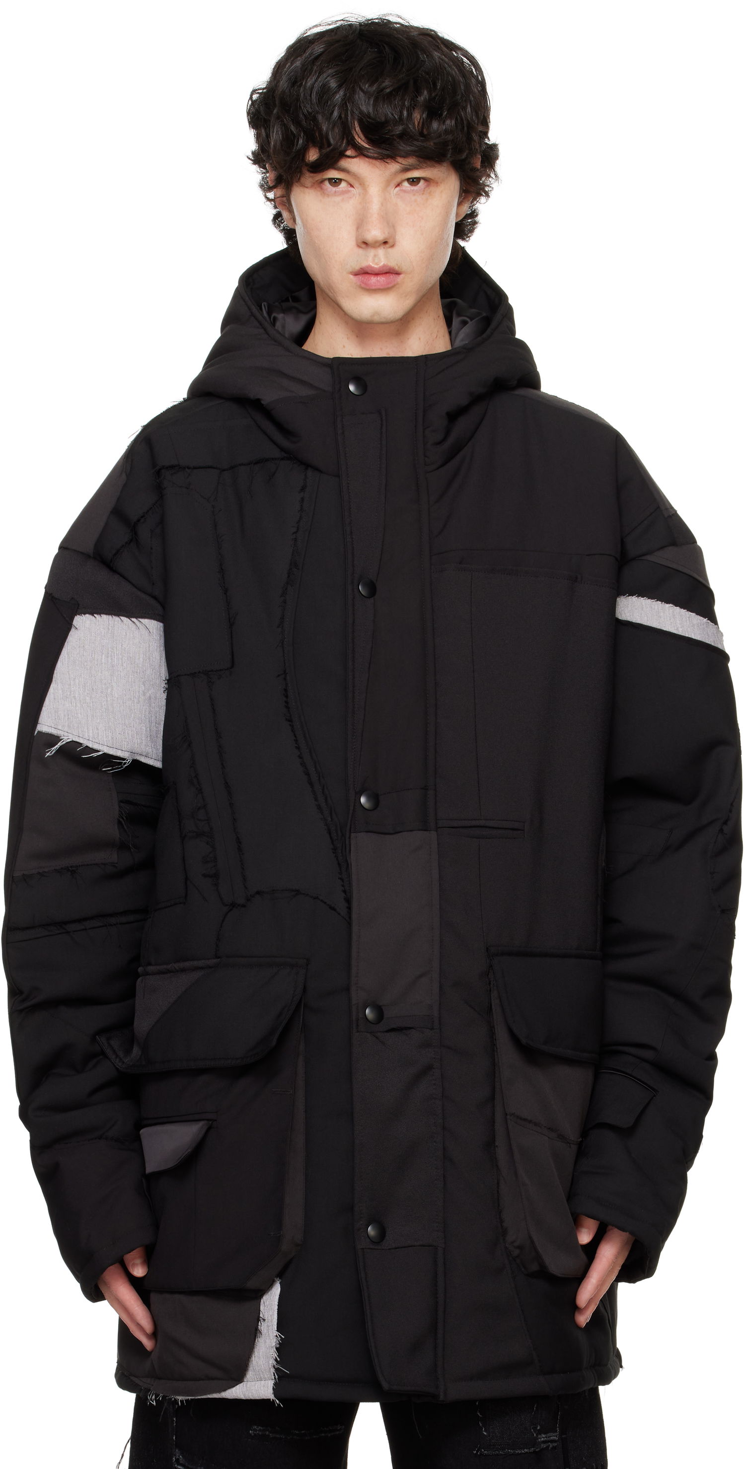 Puhovka Who Decides War Fragmented Jacket Črna | 1130910002FW24, 0