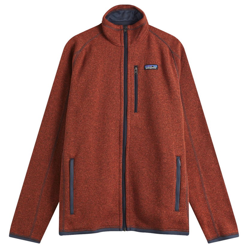 Pleteni pulover Patagonia Better Sweater Jacket, Size Large Oranžna | 25528-BURR