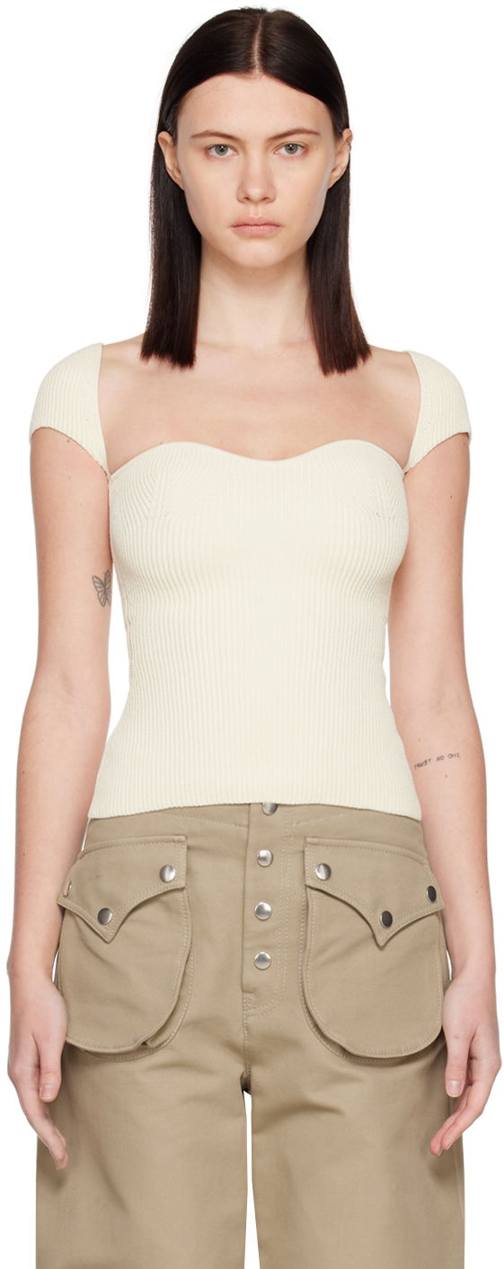 Majica Khaite The Ista T-Shirt Bela | 8420400