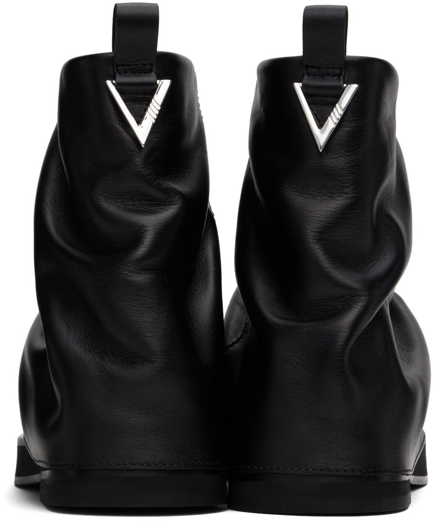Plašči The Attico Attico Mini Robin Slouch Leather Boots Črna | 247WS832 L019, 1