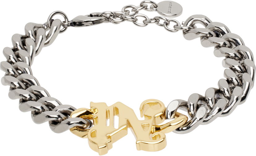 Zapestnica Palm Angels Chain Bracelet With Monogram Kovinski | PMOA033C99MAT0017276