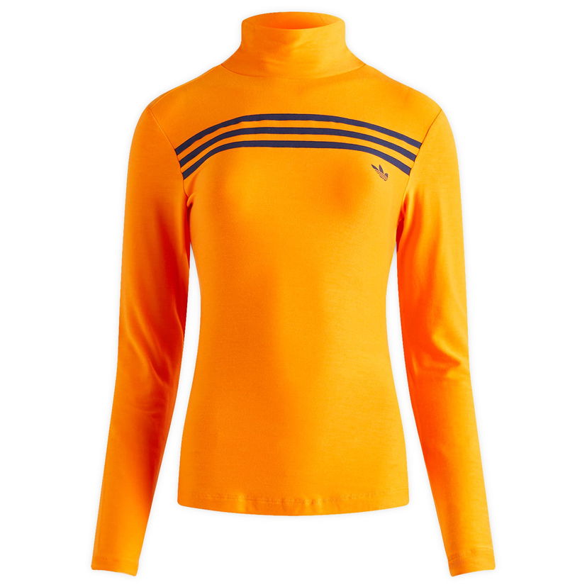 Majica adidas Originals Long Sleeve 3 Striped T-Shirt Oranžna | JN8313