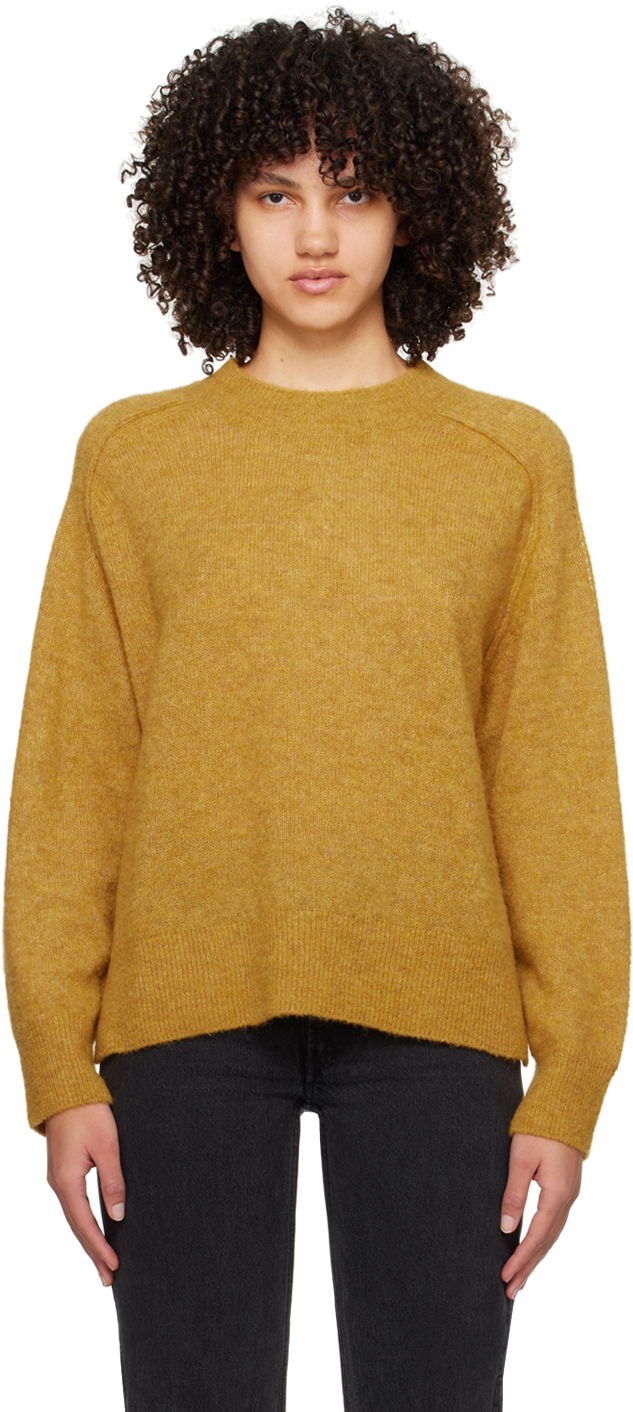 Pleteni pulover A.P.C. Naomie Sweater Rumena | WPABE-F23283