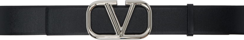 Pasovi Valentino Valentino Garavani VLogo Signature Calfskin Belt Črna | 6Y2T0Q87SNP