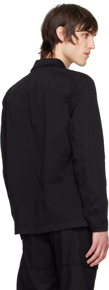 Srajce Stone Island Stretch Cotton Overshirt Črna | K1S15 1200128 S0012, 2