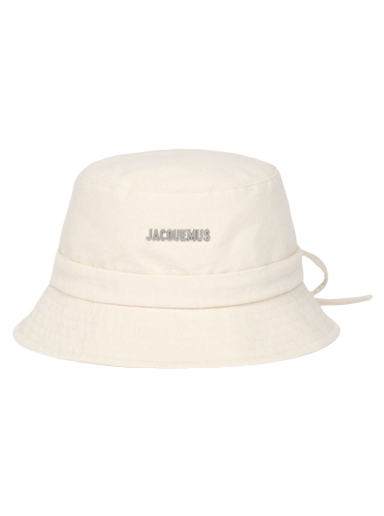 Klobuk Jacquemus Le Bob Gadjo Bow Knotted Bež | 223AC001-5001-110
